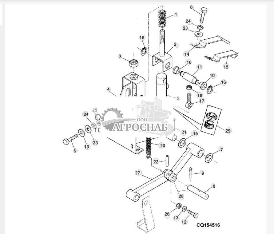 Привод трубы разгрузочного шнека 